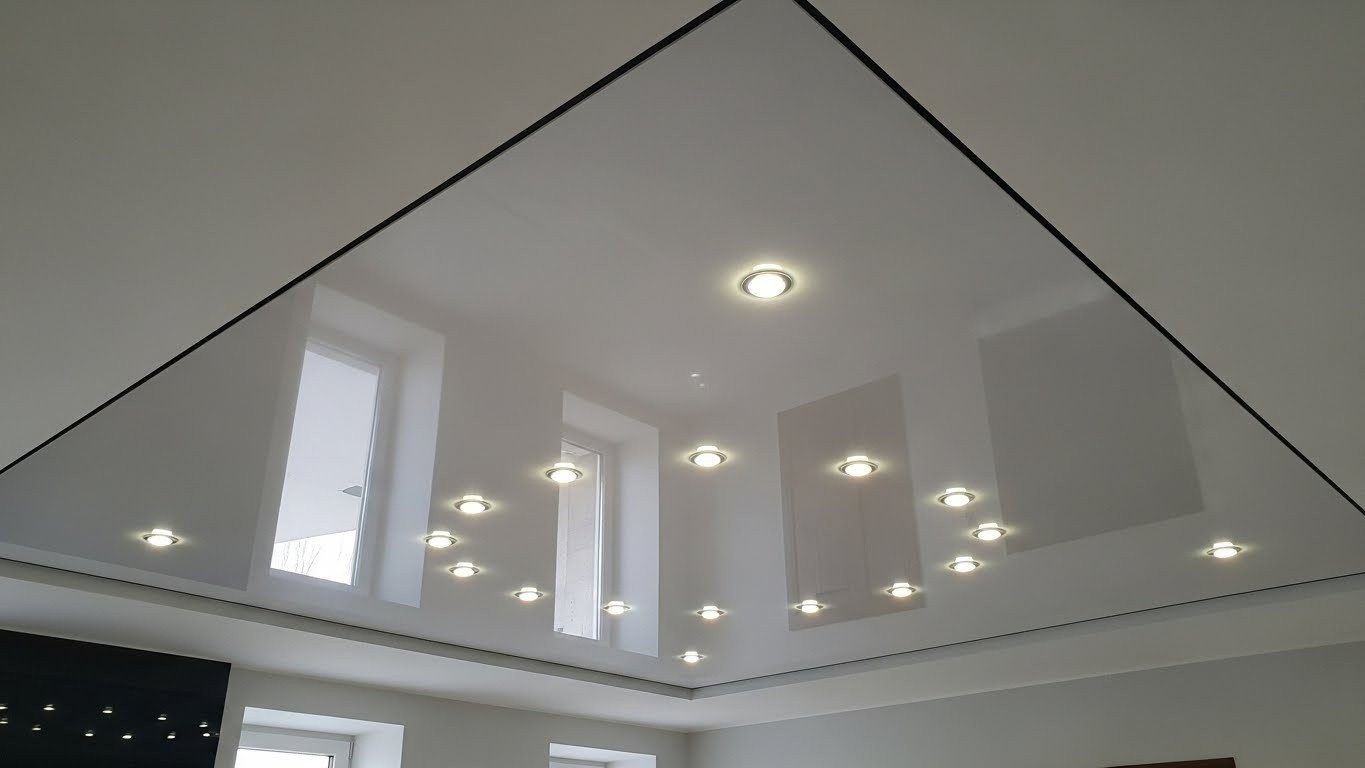 Натяжные потолки стандарт класса глянцевые