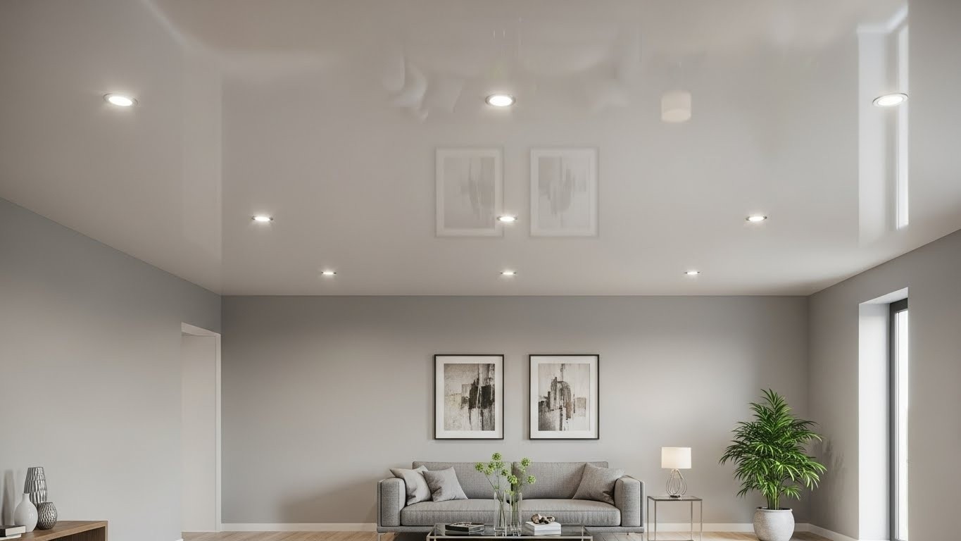 Натяжные потолки стандарт класса сатиновые