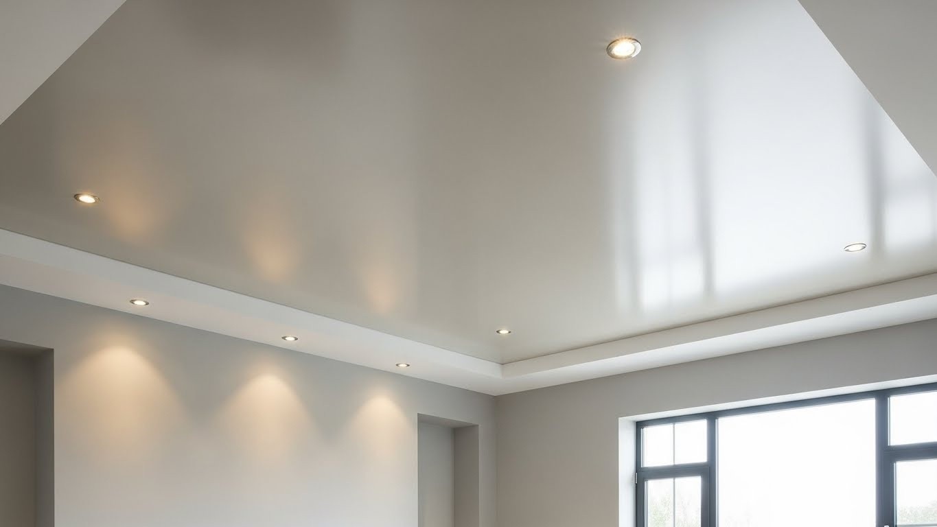 Сатиновые натяжные потолки стандарт класса