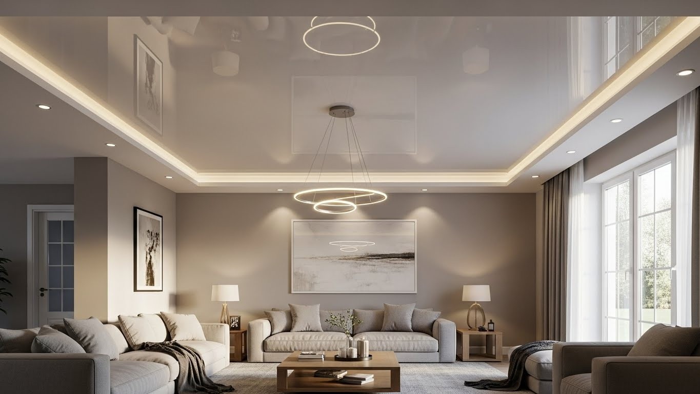 Матовые натяжные потолки комфорт класса