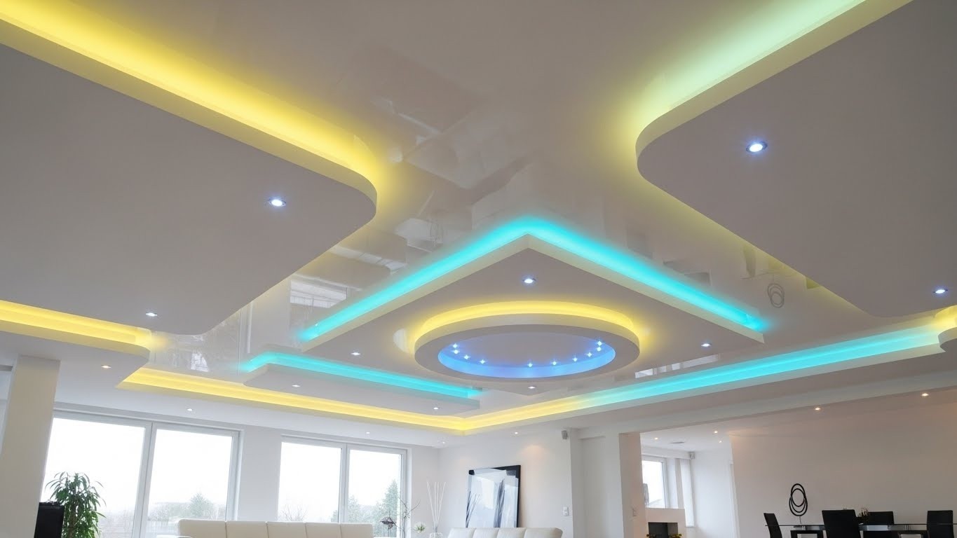 Натяжные потолки многоуровневые