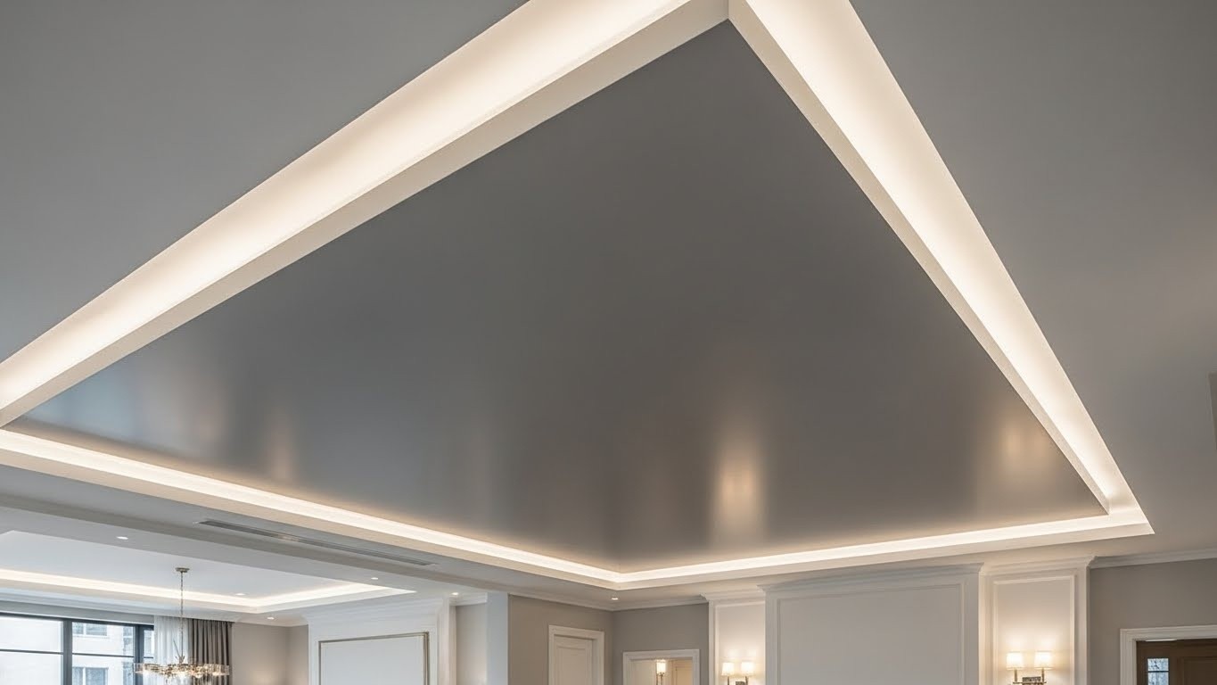 Натяжной потолок дизайнерского класса матовый