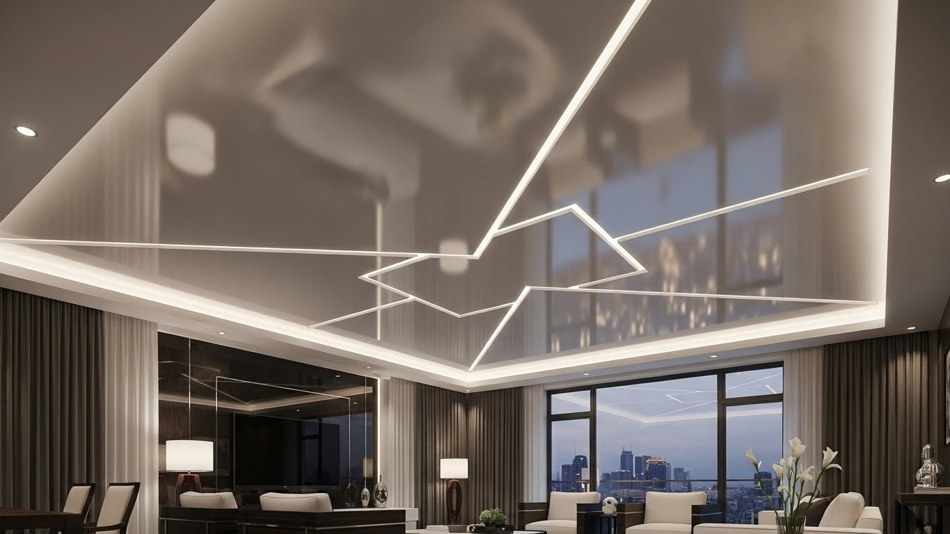 Натяжные потолки дизайнерского класса сатиновые