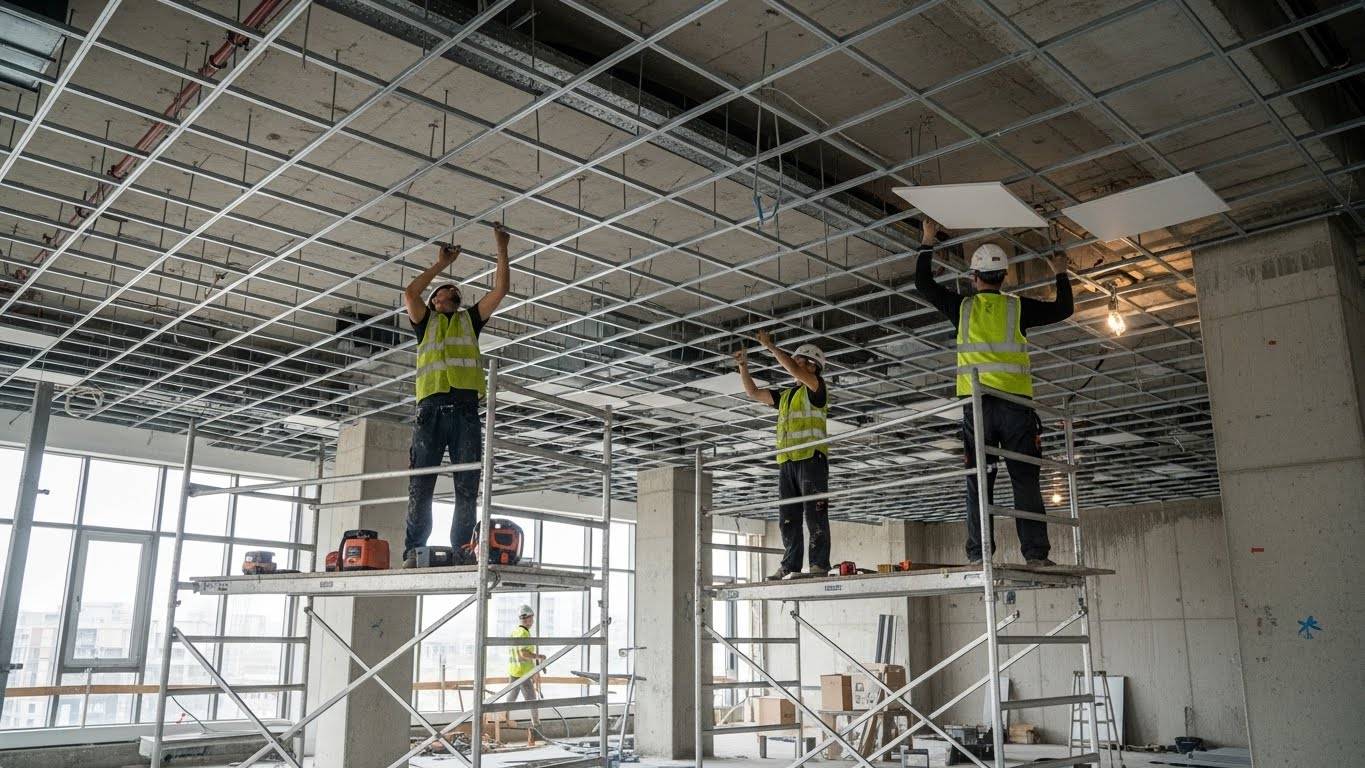 Натяжной потолок в квартире бизнес-класса