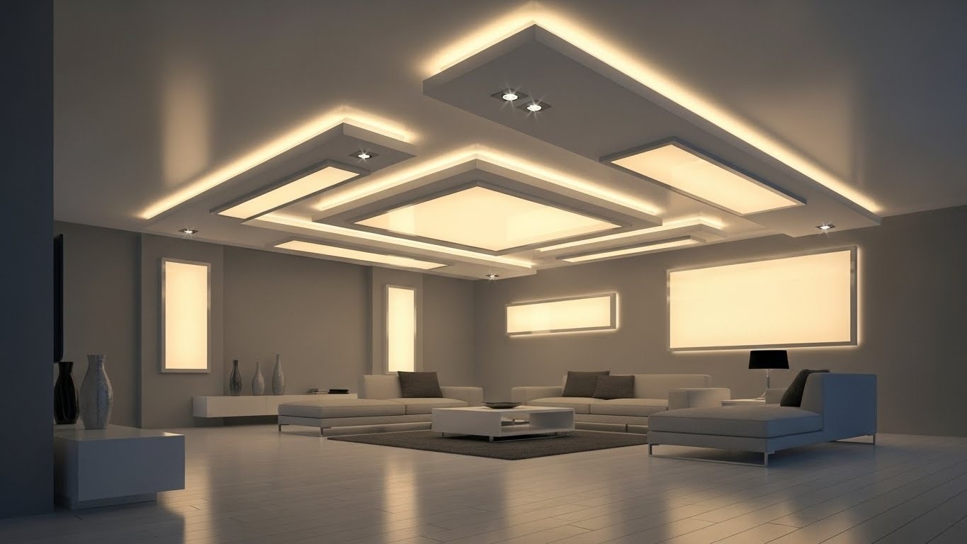 Дизайнерские натяжные потолки с подсветкой Дизайнерские натяжные потолки с подсветкой