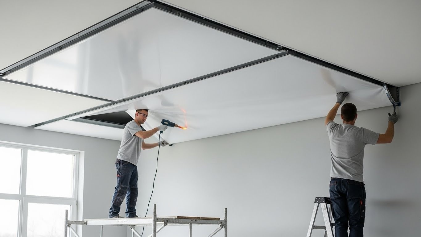 Монтаж натяжных потолков с повышенным качеством