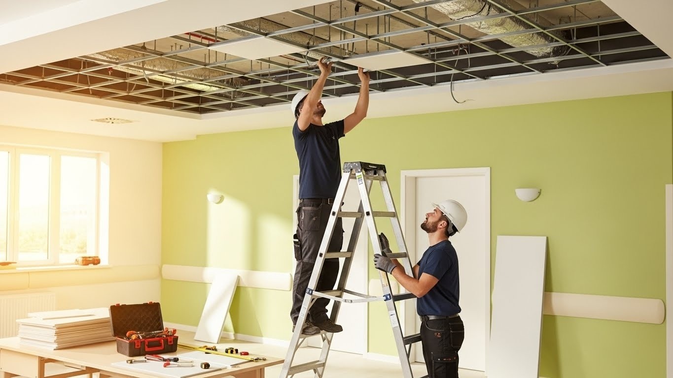 Монтаж натяжного потолка для реабилитационного центра Натяжной потолок в реабилитационном центре