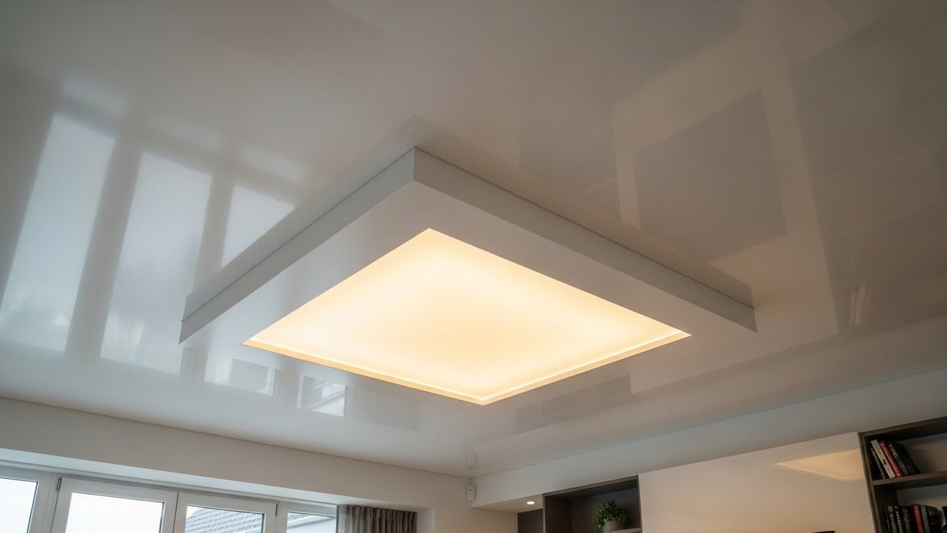 Натяжные потолки с коробом