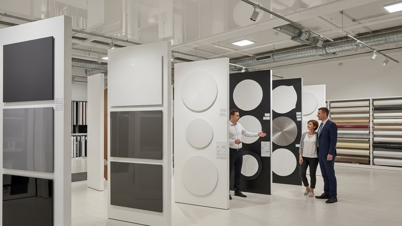 Какие размеры натяжных потолков бывают