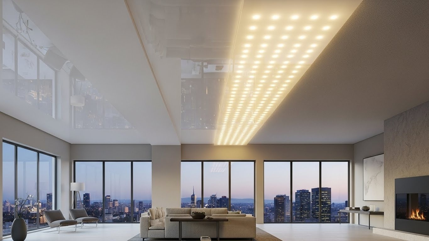 Натяжные потолки: какие материалы выбрать