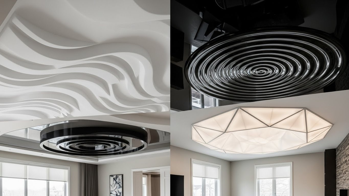 Формы конструкций натяжных потолков Натяжные потолки по форме конструкции