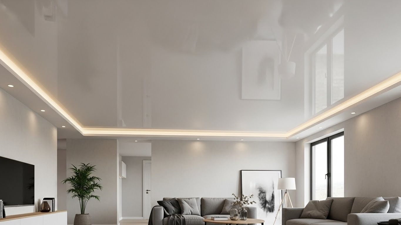 Натяжной потолок стандарт класса для современного интерьера Натяжной потолок стандарт класса