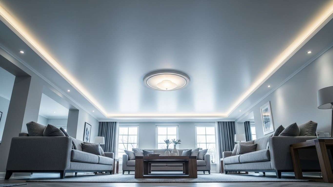 Натяжные потолки комфорт класса