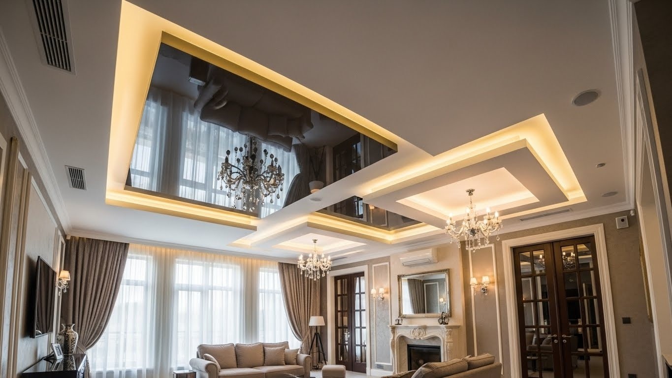 Натяжные потолки люкс класса